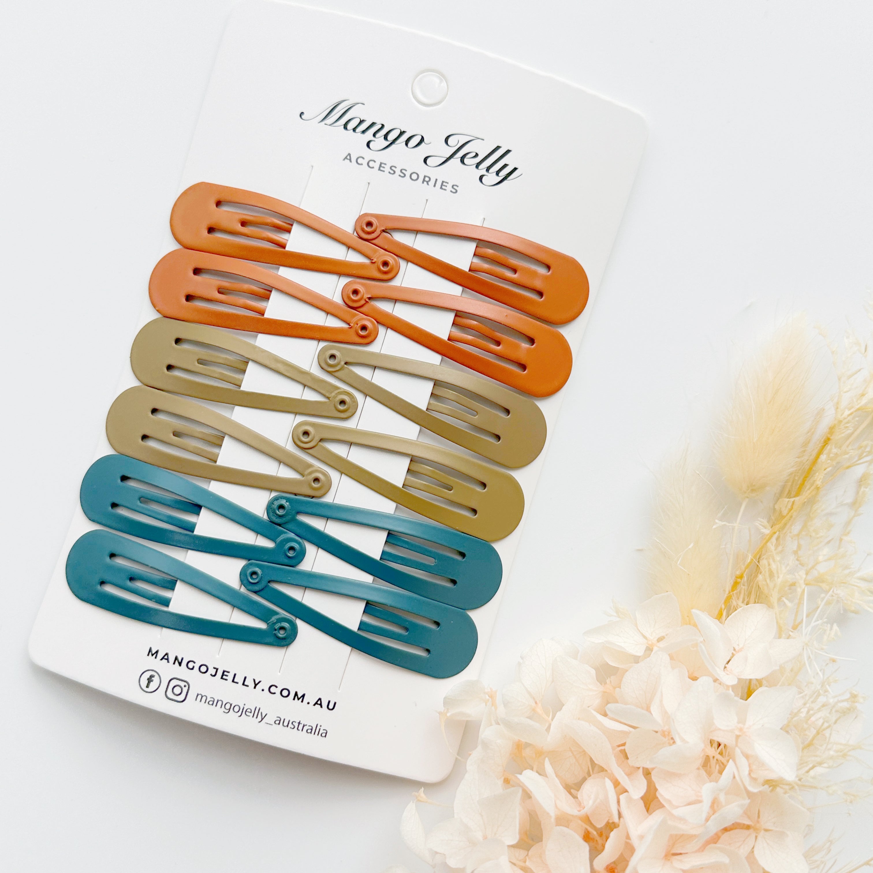 Essential Snap Hair clips - Natural - 6 Pieces โ image 2