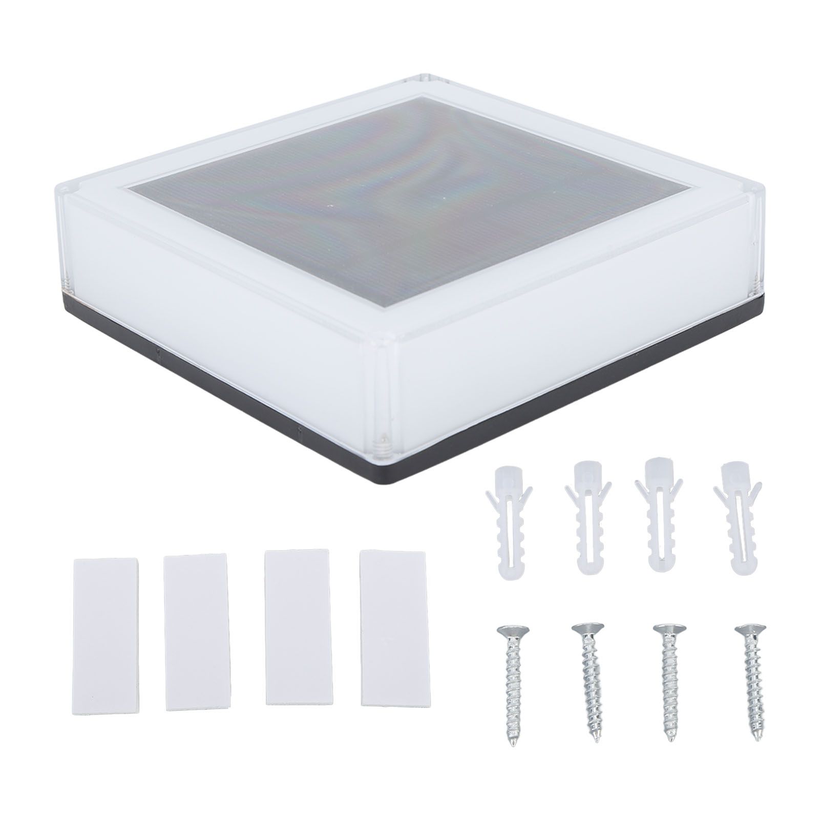 Outdoor Solar Post Light IP67 Waterproof Solar Powered Post Light for Courtyards Railings Column Fences