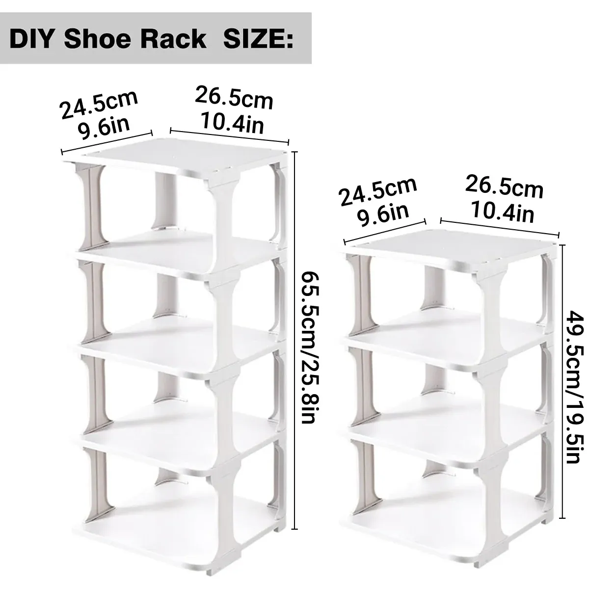 4/5Tier Shoe Rack Organizer Shelf Space Saving Storage Stand For Entryway Home - 5-Tier — image 4