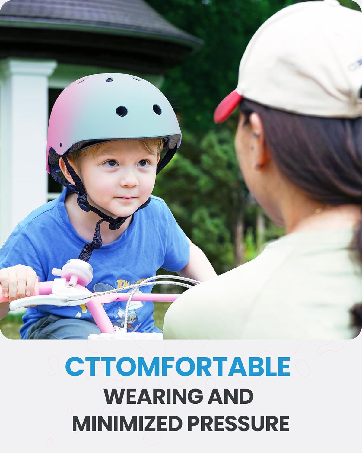 OutdoorMaster Youth & Kids Bike Helmet - Adjustable Multi-Sports Skateboard Helmet with Removable Liners for Balance Bike, Toddler Scooter, One Wheel โ image 2