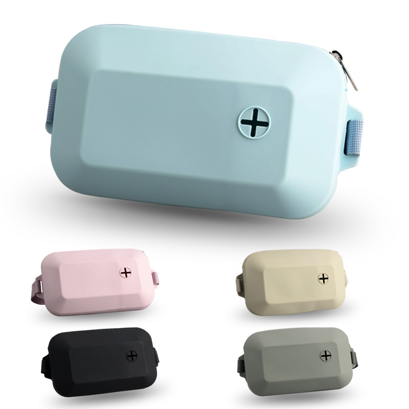 Blue Silicone Pet Treat Pouch for Dog Training - Portable Waist Bag with Waste Bag Holder โ image 2