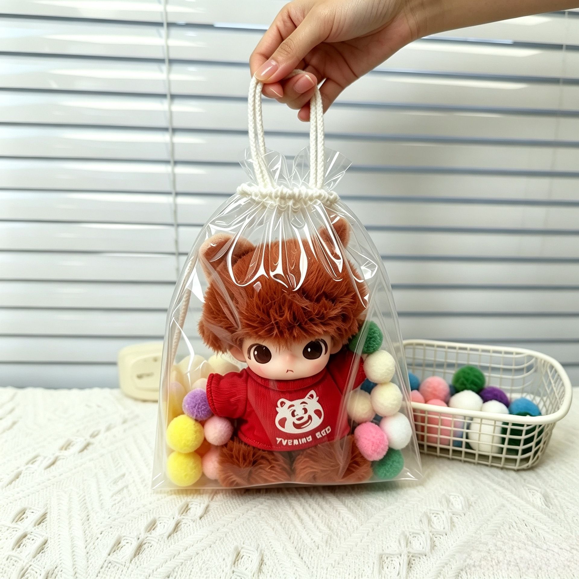 PVC Doll Storage Bag Clear Travel Organizer โ image 3