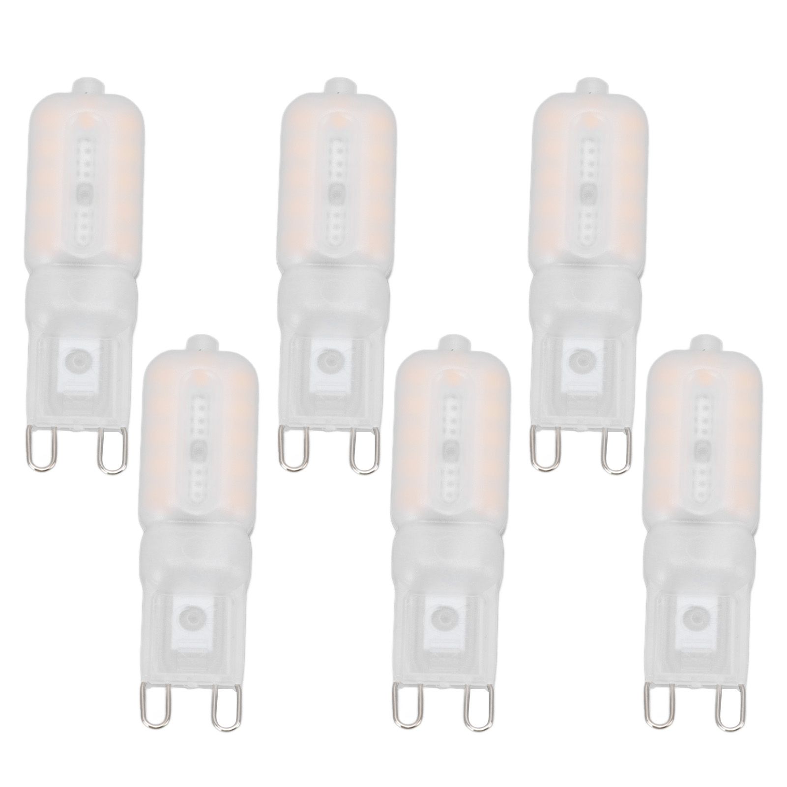 G9 Light Bulb Dimmable Eye Protection Energy Saving 5W 22 LED Small Bulbs for Ceiling Lamp Desk Lamp 6pcs Warm Light 220V — image 4
