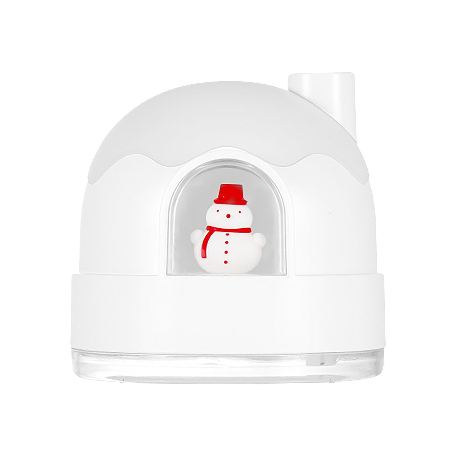 Rechargeable Mini Humidifier, Dual-Purpose Humidifier & Night Light, New Snow House Night Light Humidifier