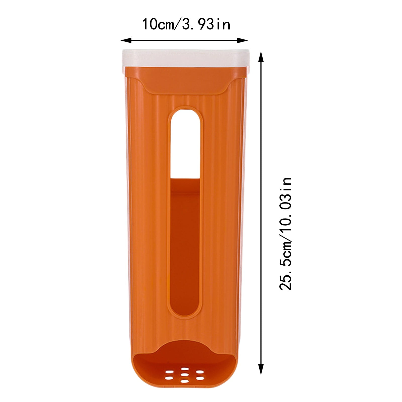Storage Container, Storage Containers Promotion, Kitchen Wall Mounted No Punched Rectangular Shopping Bag Storage Box with Lid Blue โ image 3