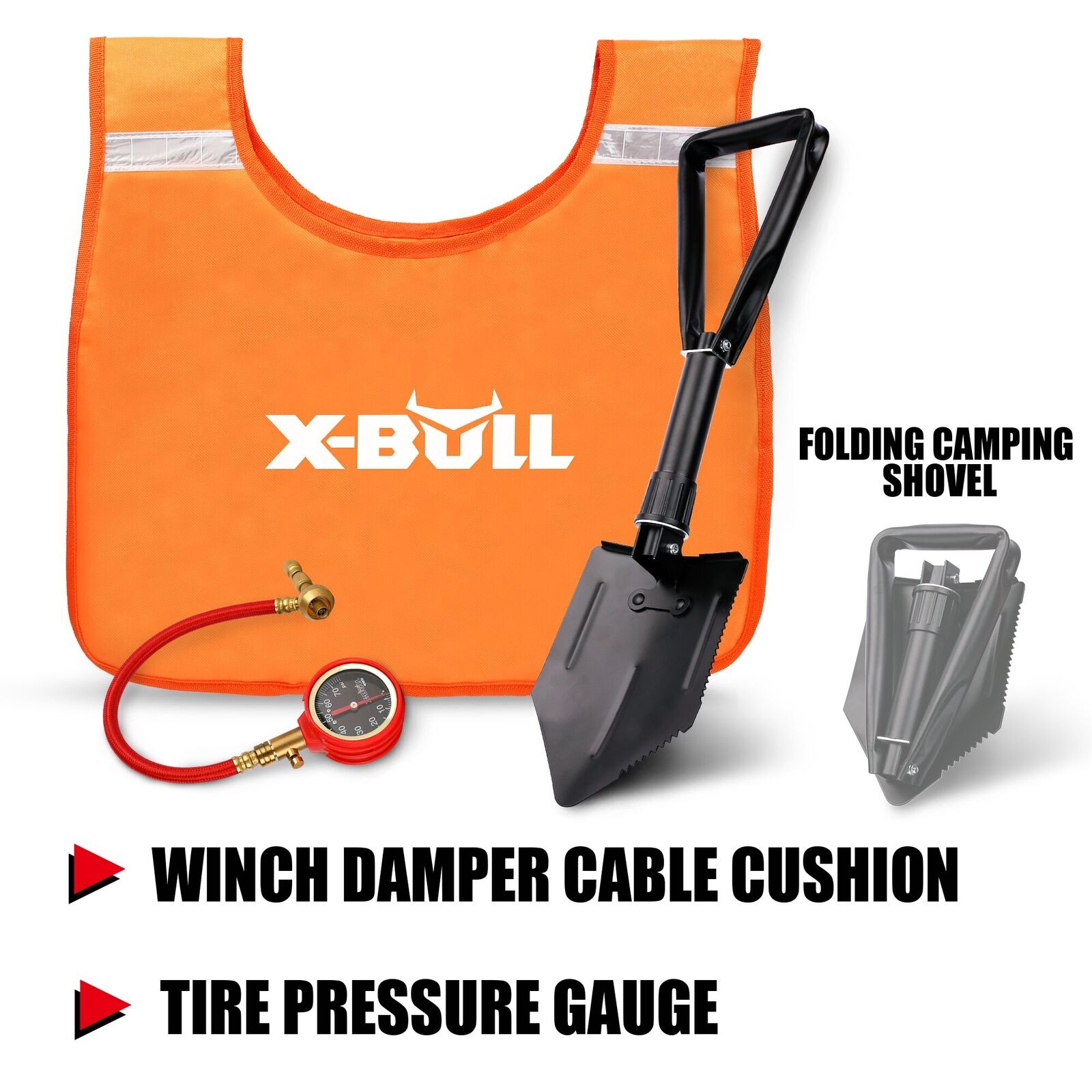 X-BULL 4WD Recovery Kit Snatch Strap / Recovery Tracks Gen3.0/ Mounting pins โ image 4