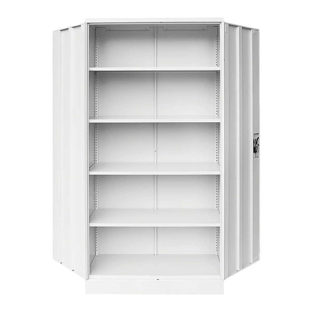 Two-Door Shelf Office Gym Filing Storage Locker Cabinet Safe — image 7