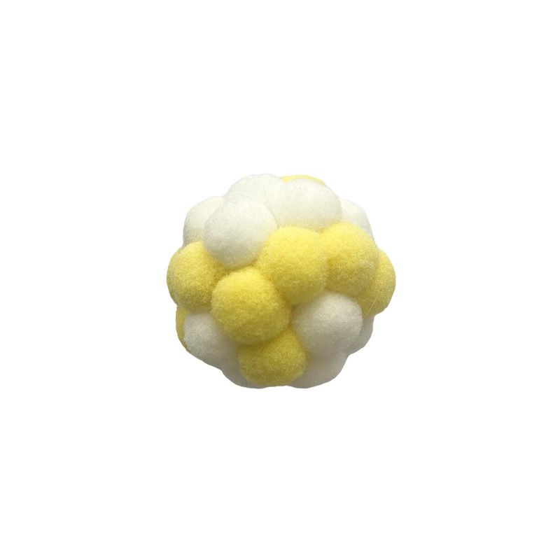 6 Pack pet cat Toy Ball with Bell Ball, self-Entertainment and Boredom Relief, Scratch-Resistant Colorful Plush Ball — image 2