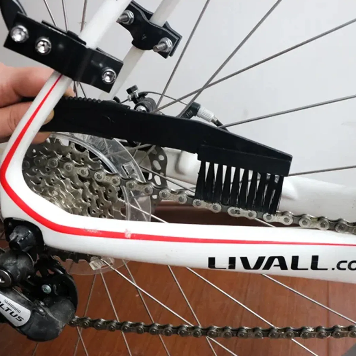 10 Piece Bike Cleaning Brush Kit Bicycle Maintenance Tool Set for Chain and Gear — image 4