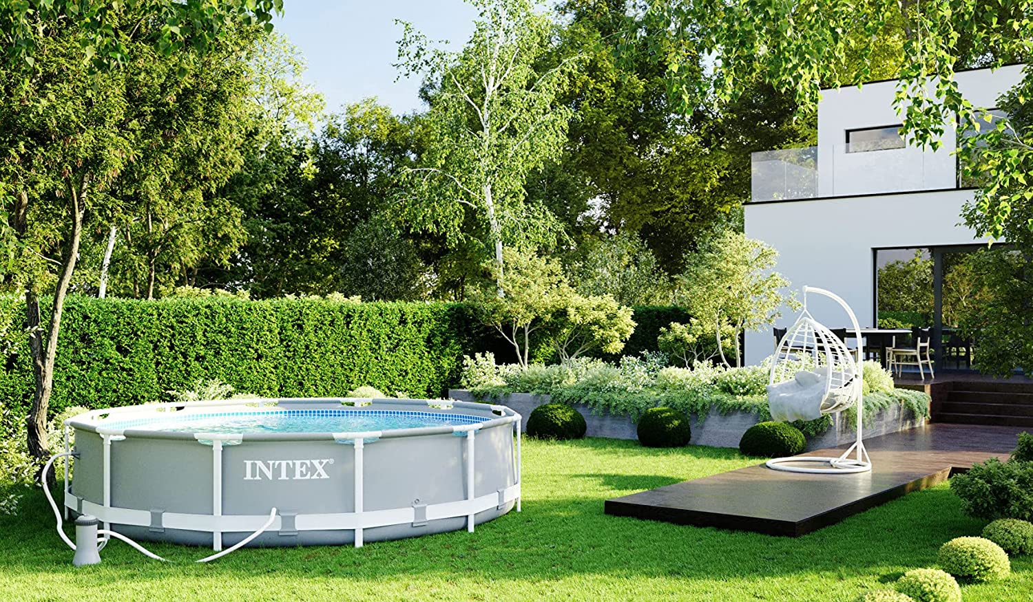 Intex PRISM 12' Metal Frame Above Ground Pool - 366cm x 76cm 26712 — image 4