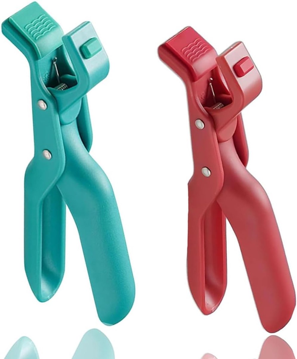 2-piece anti-burn clip for bowls - Kitchen use - Clip for hot dishes - Non-slip silicone clip for the kitchen - 2025 improved silicone clip