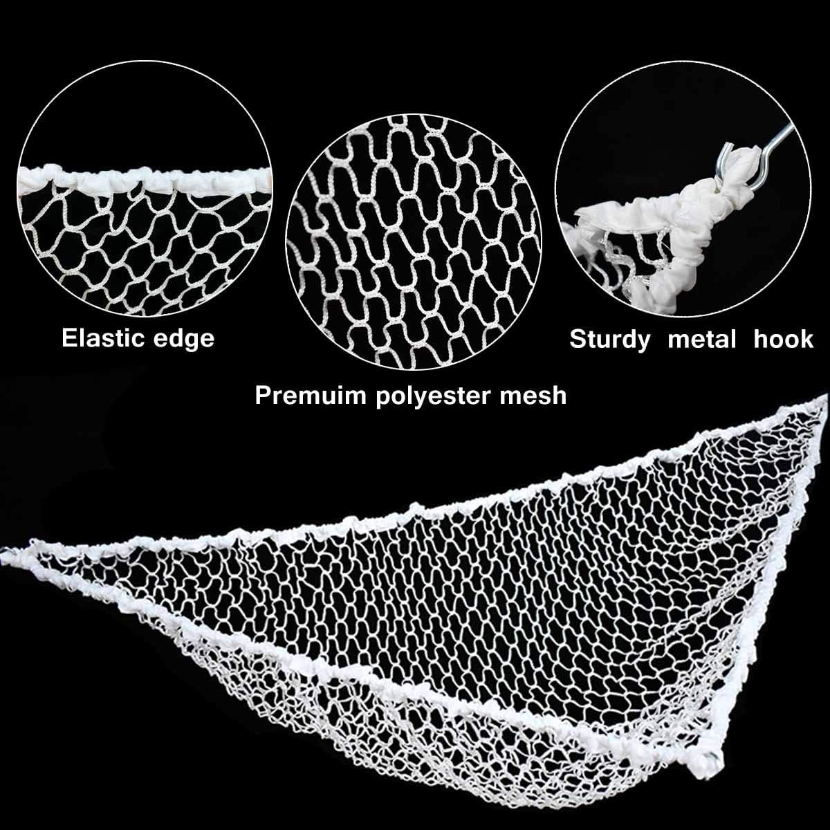 Hammock Mesh Toy Net Stuffed Animal Toys for Kids Jumbo Large Storage Pet Corner Animals Wall Hanging Organizer Christmas Gift (White) — image 4