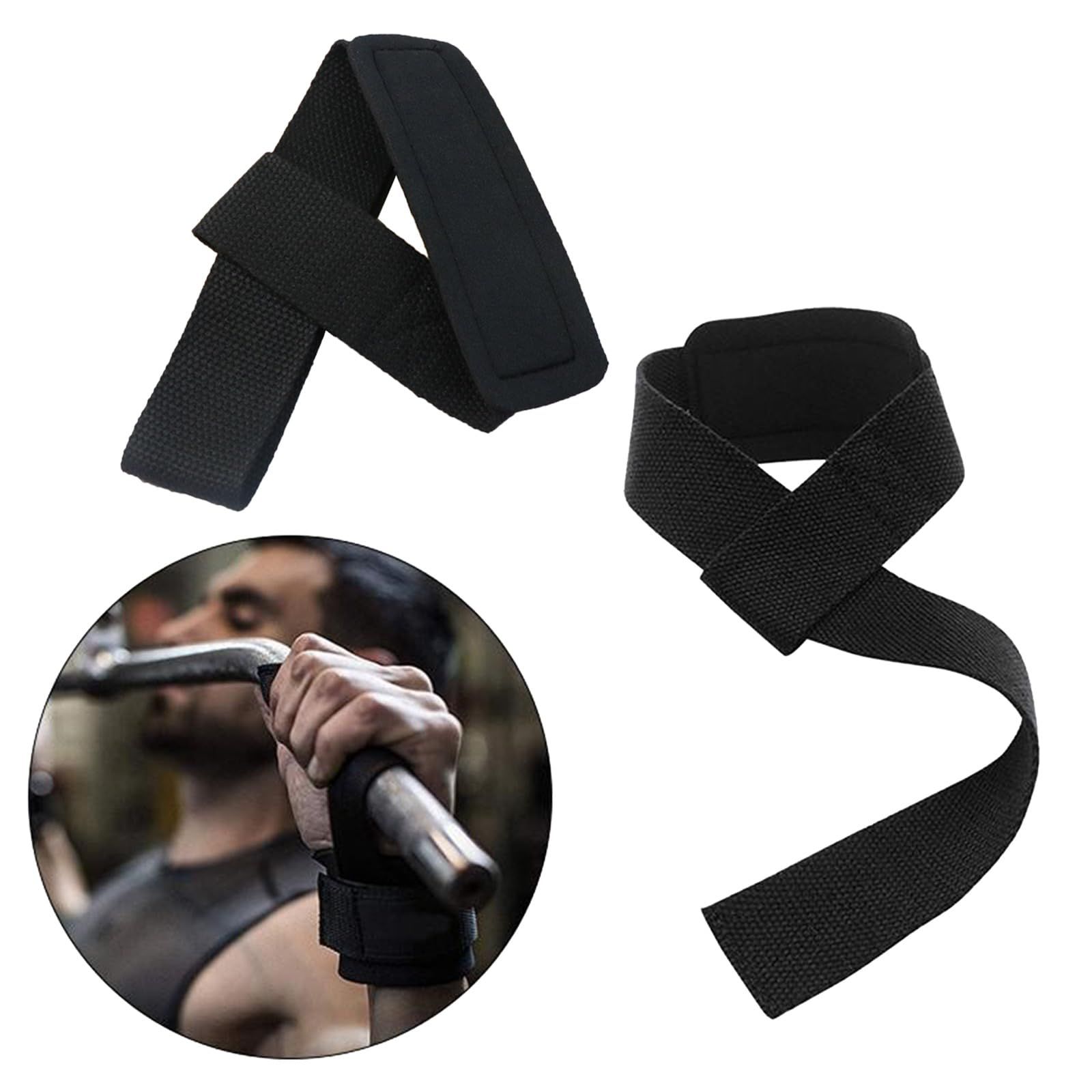 Deadlifts Lifting Strap Wrist Strap Weightliftings Deadlifts Strap Weightliftings Strap For Women Man Gym Lifting Grip Deadlifts โ image 3