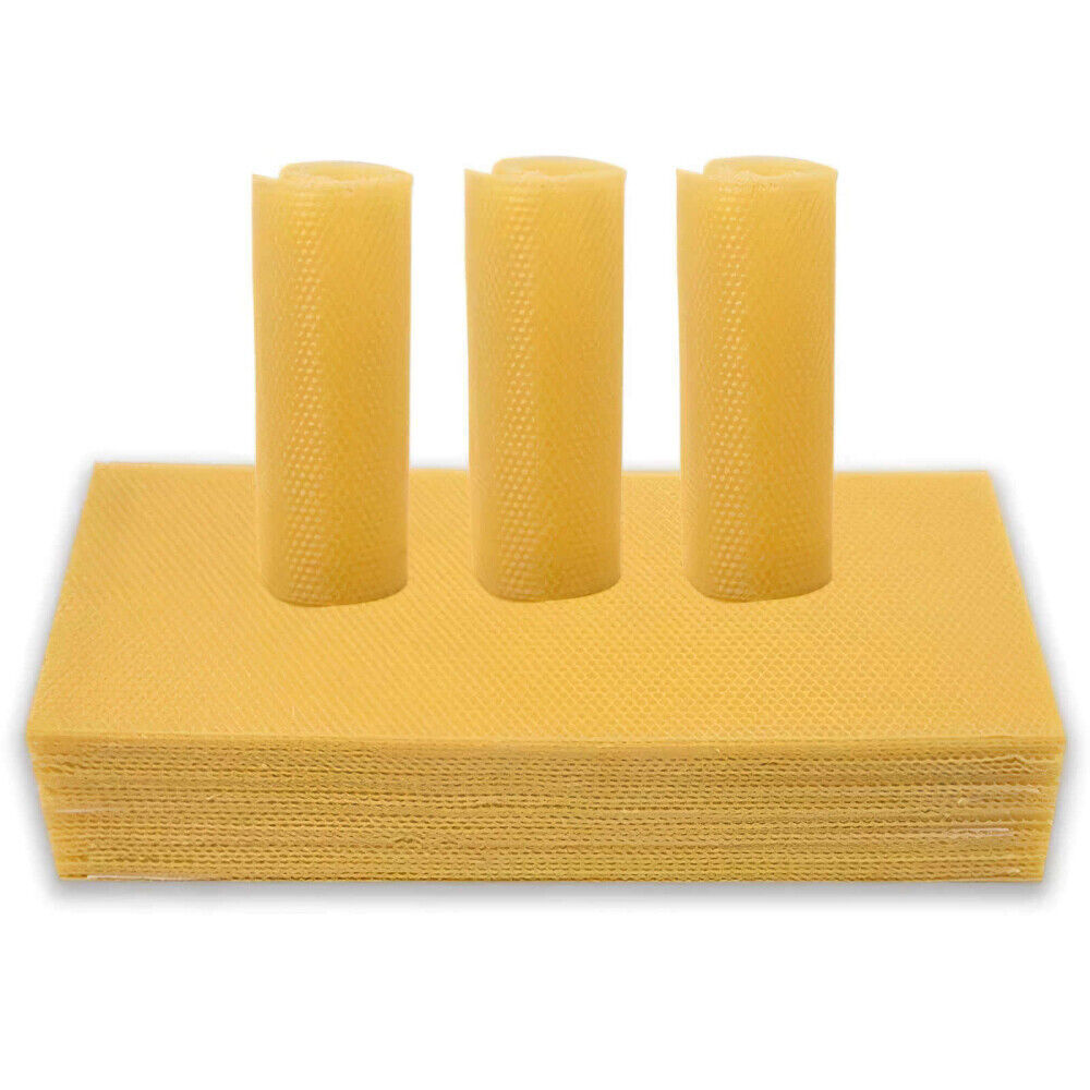 30Pcs Bee Hive Wax Honeycomb Bee Hives Beekeeping Equipment Frames Foundation — image 3