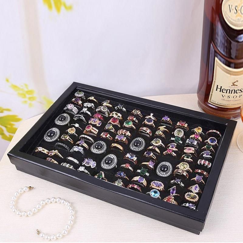 100 Slot Jewelry Ring Earring Storage Box Display Organizer Case Tray Holder - 1PC โ image 5