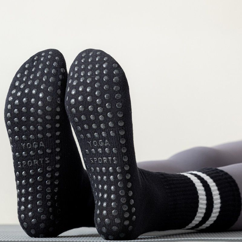 3-Pack Green Anti-Slip Yoga Socks - Grippy Non-Slip Pilates Dance Fitness Socks for Women โ image 5