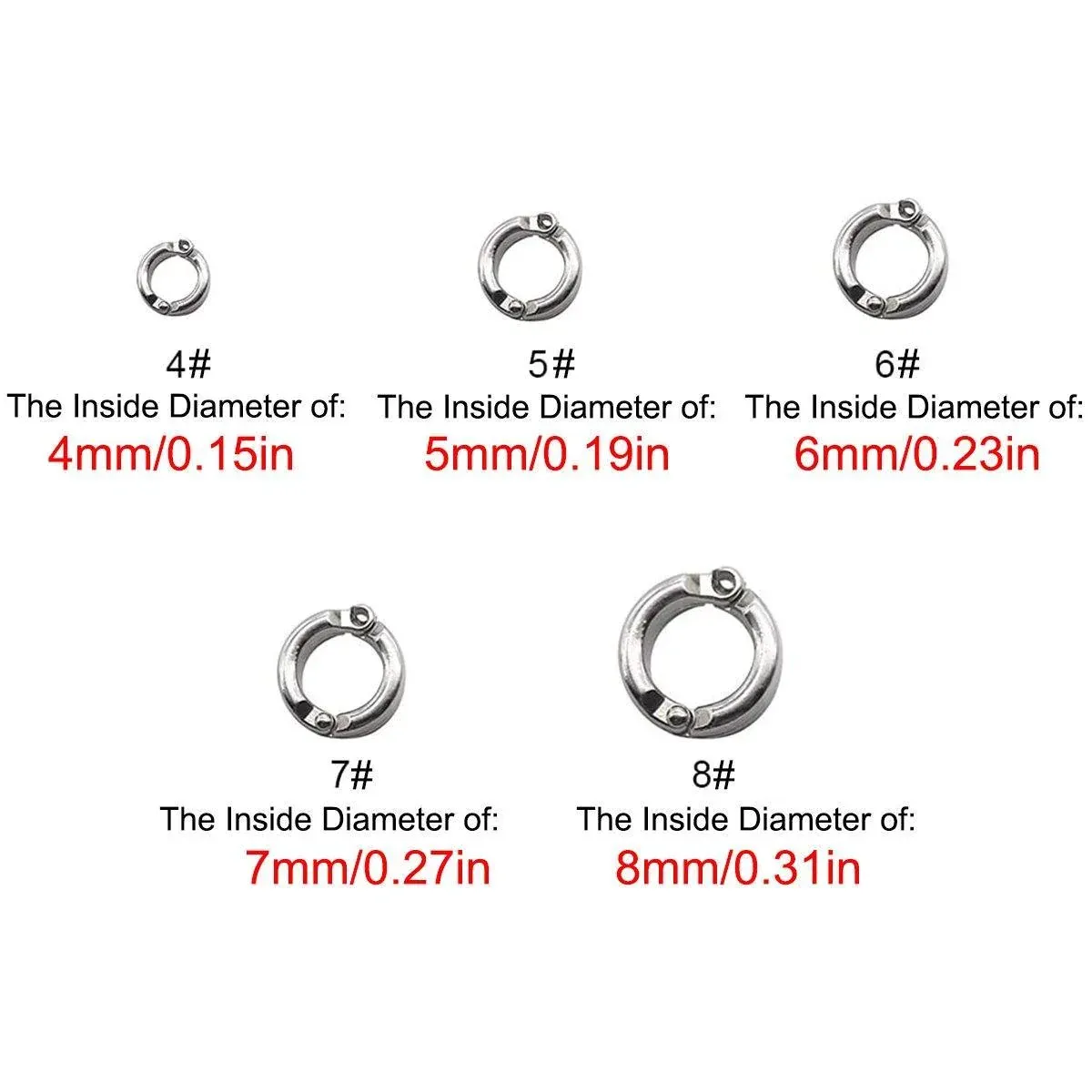 Parrot Leg Ring Anti Slip Bird Anklet Elastic Rope with Alloy Fasteners Supplies - 4mm โ image 3