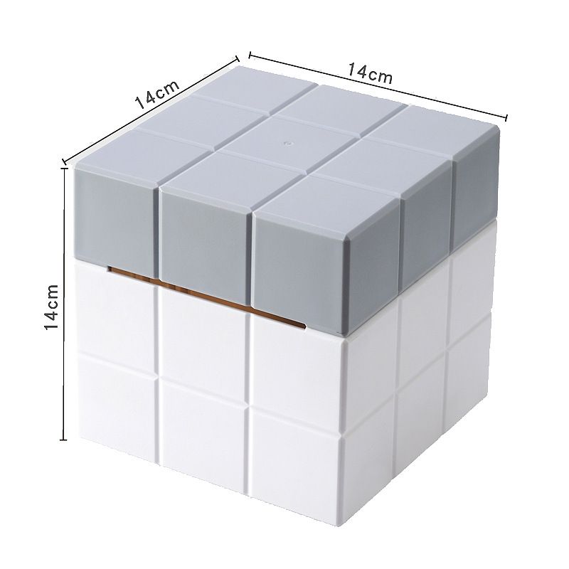 Stylish Cube Tissue Box Holder, Decorative Tissue Box for Vanity Toilet Dresser Night Stand Table Countertop Home Office Car