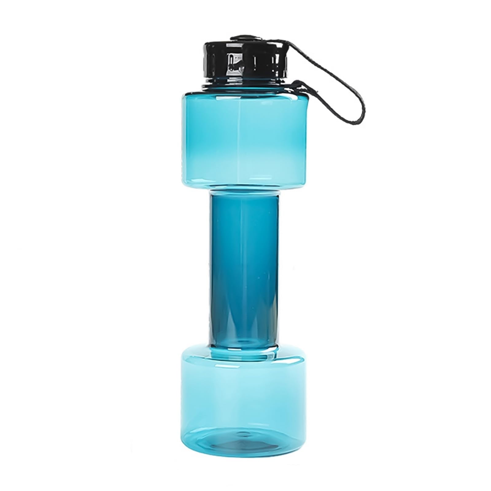 Portable Kettle, Water Bottle Multifunctional Water Bottle Dumbbell Shaped Drinking Bottles Leakproof Bottle Drinking Bottle for Gym School Cycling Outdoor