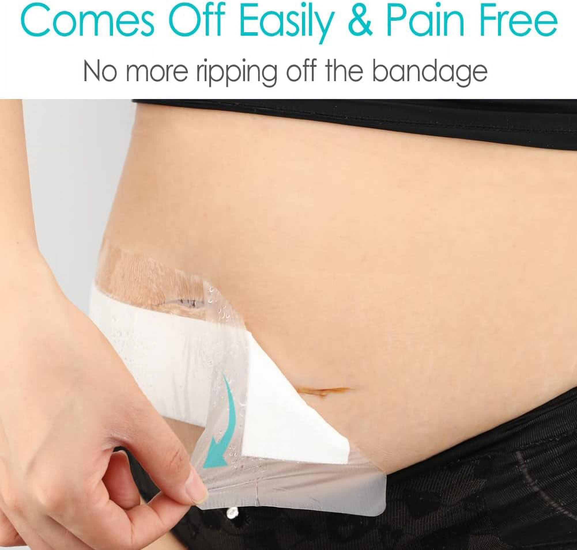 14 PCS Long Waterproof Bandage - 4x12" Knee, Hip Surgery Recovery, Shower Protector, Surgical Incision Adhesive Dressing โ image 4