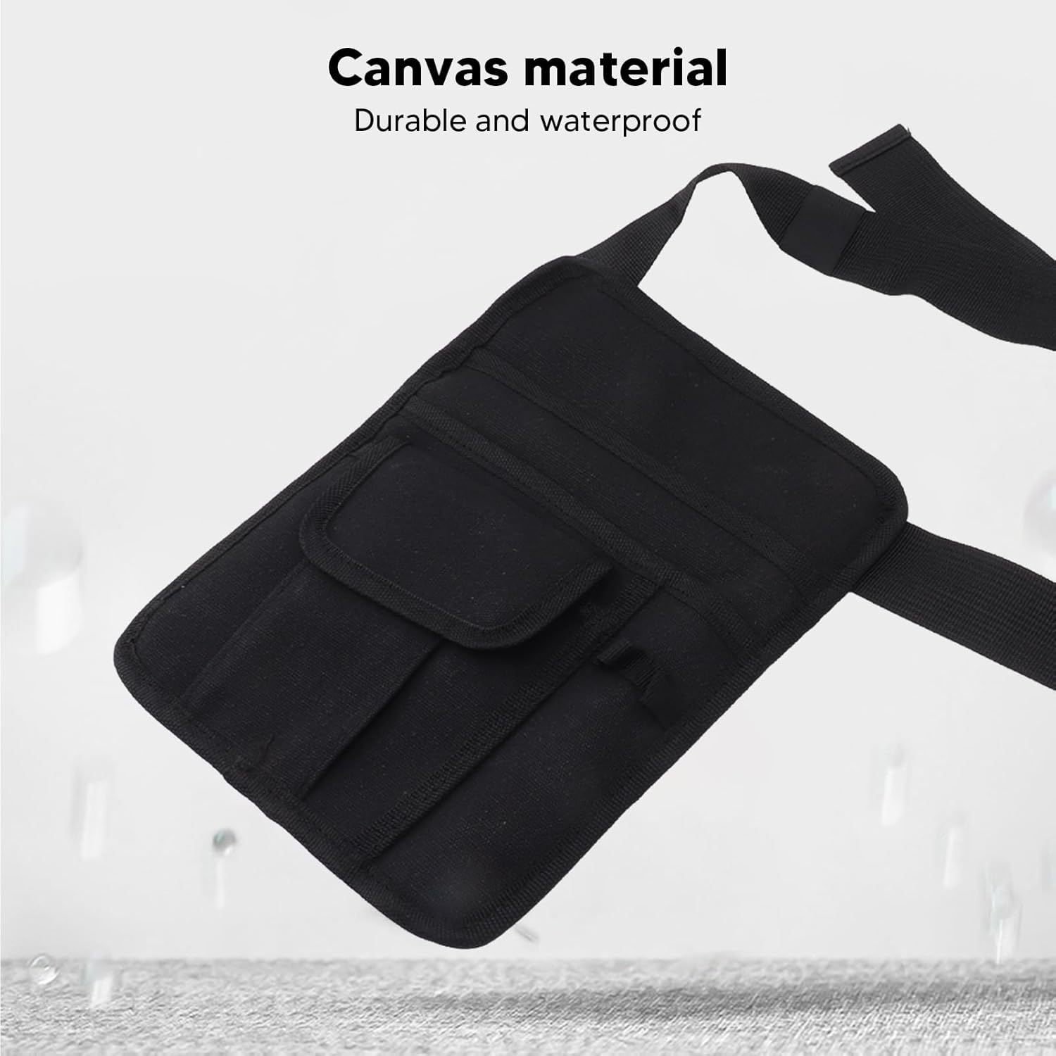 Server Waist Pouch, Gardening Tool Bag Waiter Money Pouch Belt Restaurant for Men and Women — image 2