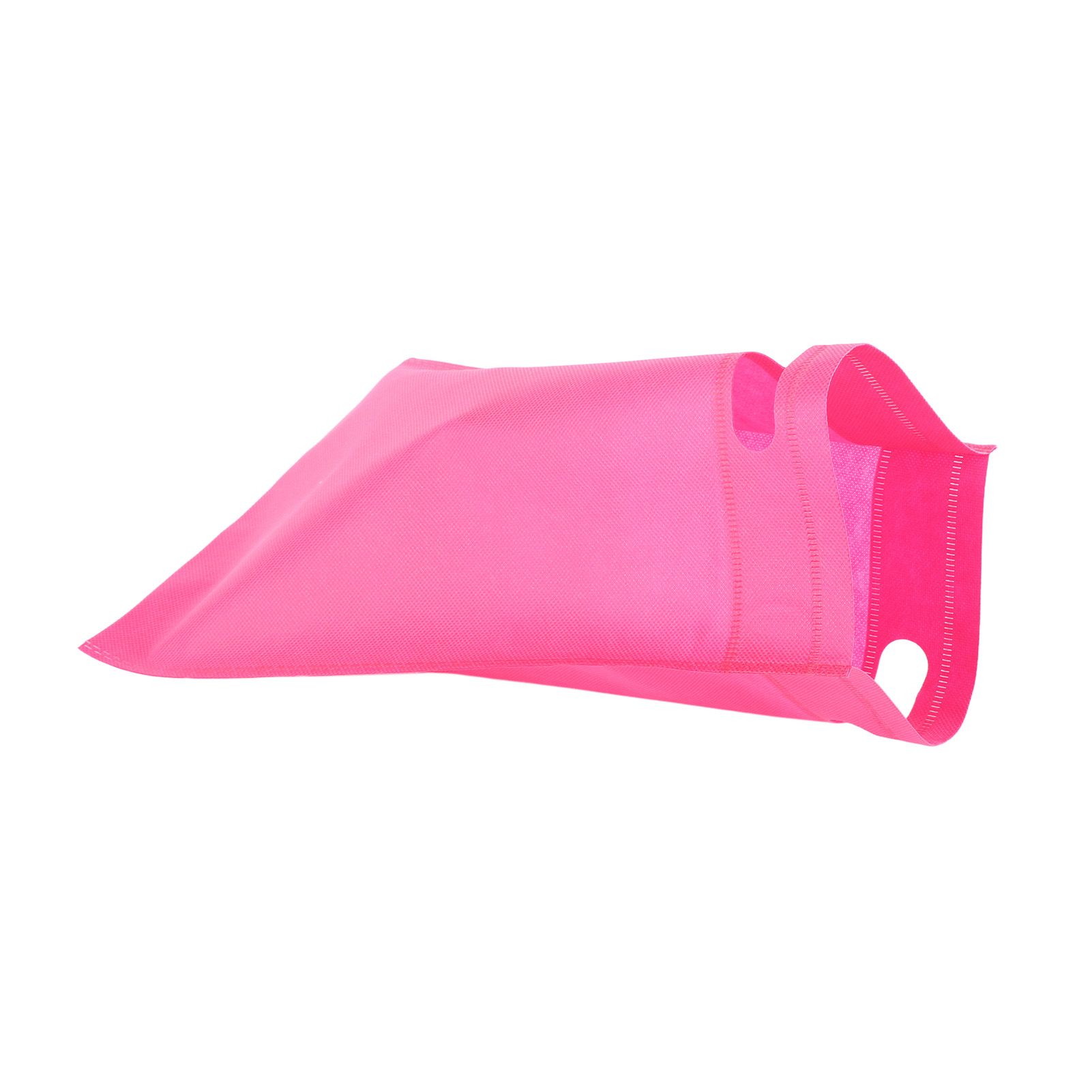 50Pcs Die Cut Non Woven Bags Eco Friendly Flat Mouth Tote Bags Non Woven Fabric Garment Bags Rose Red 25x35cm/9.8x13.8in โ image 4