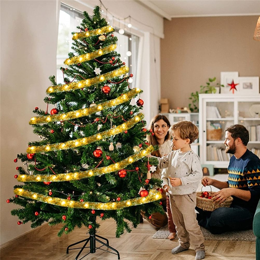 Christmas Fairy Lights Ribbon Christmas Lights Battery Operated String Lights Christmas Tree Christmas Party Holiday Indoor Outdoor Decoration โ image 5