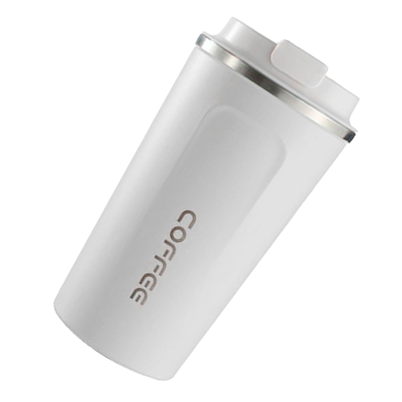 Smart Temperature Display Coffee Cup Portable 304 Stainless Steel Insulation Cup Simple Style Pure Color Generation 2nd White 380ml โ image 3