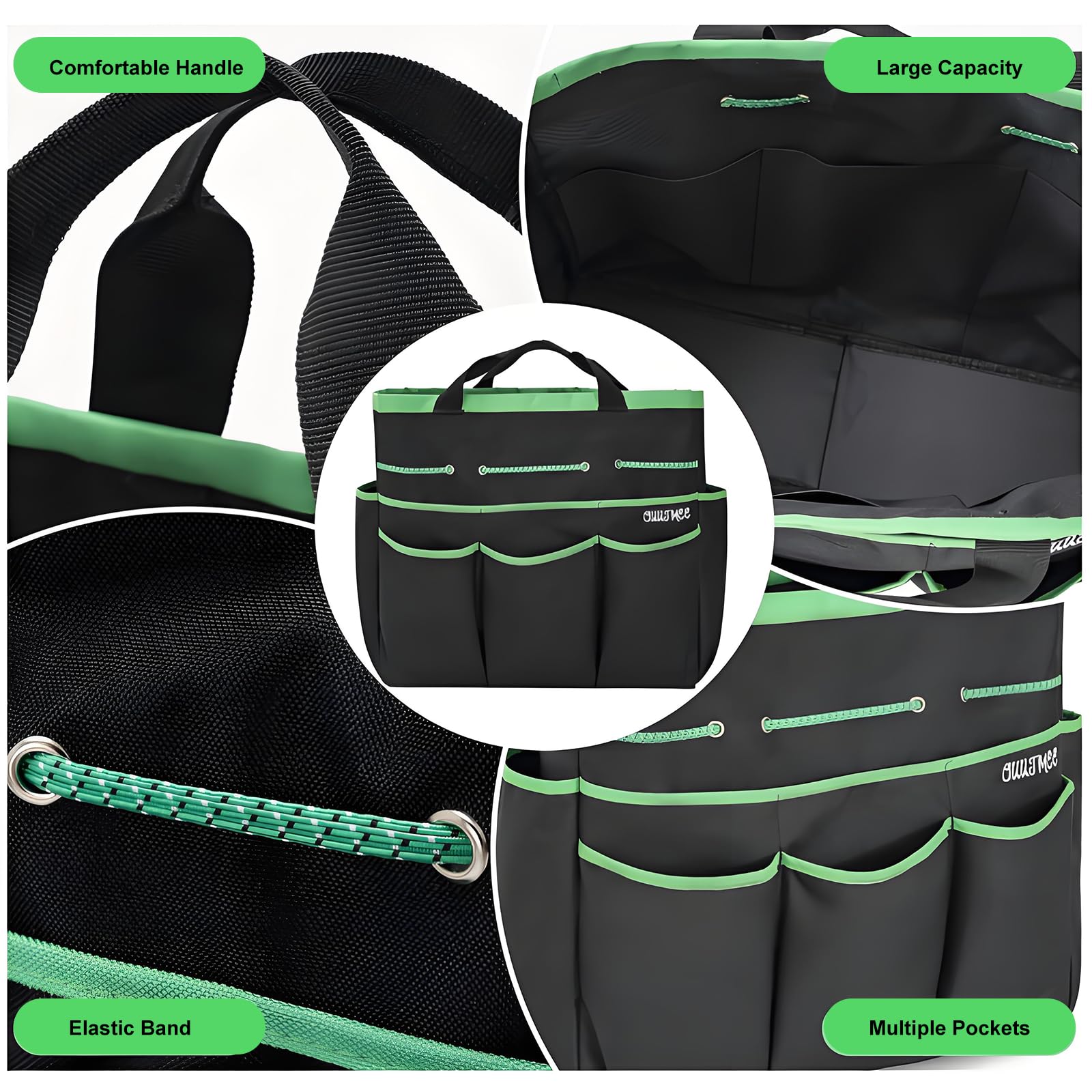 Complete 8-Piece Garden Tool Set with Carry Bag – Stainless Steel & Aluminum Tools for Digging, Pruning, Planting, and Weeding — image 3