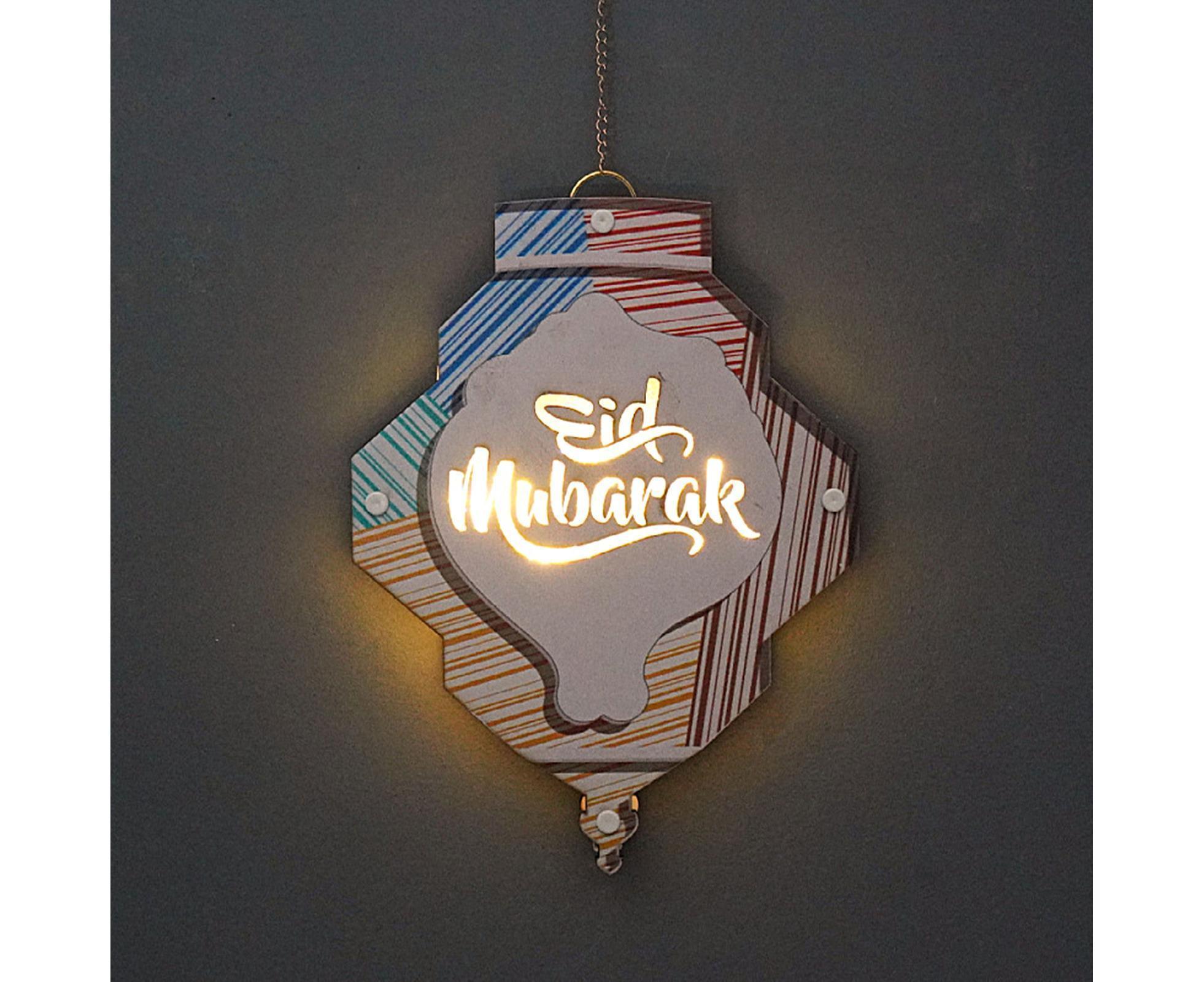 LED Wooden Pendant Wall Art Decor for Home — image 2