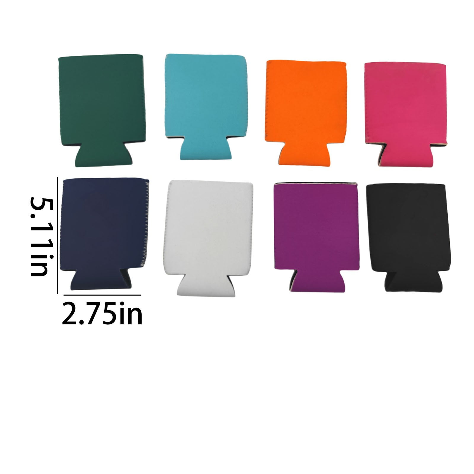 1 Pcs Blank Beer Can Coolers Sleeves,Can Covers Beer Keeps Beer Cold and Hands Warm,Bottle Sleeves Coolers Holder Non-slip nylon Can Coolier Sleeves,Open — image 2