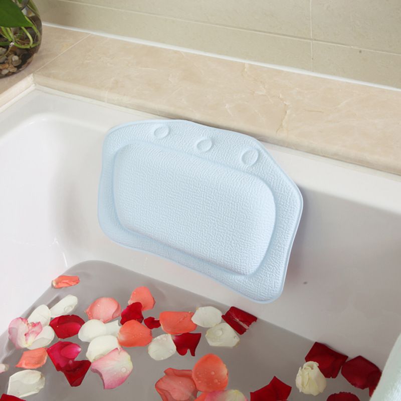 Bathtub Pillow for Neck and Back Support,Bathtub Pillow Machine Headrest for Soaking & Straight Back Tubs - Bath Accessories — image 3