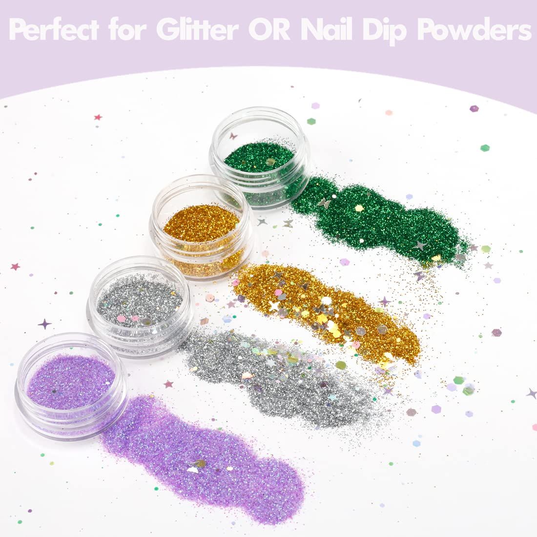 50 Count 5ML Sample Jars, Empty Cosmetic Containers with Lids, Small Makeup Travel Containers for Glitter, Lotion, Cream β image 5