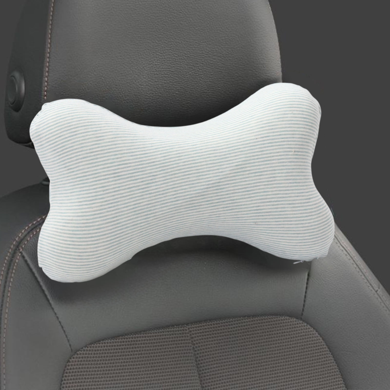 Clearance! Upgraded Dog Bone Shaped Travel Neck Pillows with Washable Removable Cover Memory Foam Car Bus Truck Driving Comfort Head Rest Support 10" A — image 2
