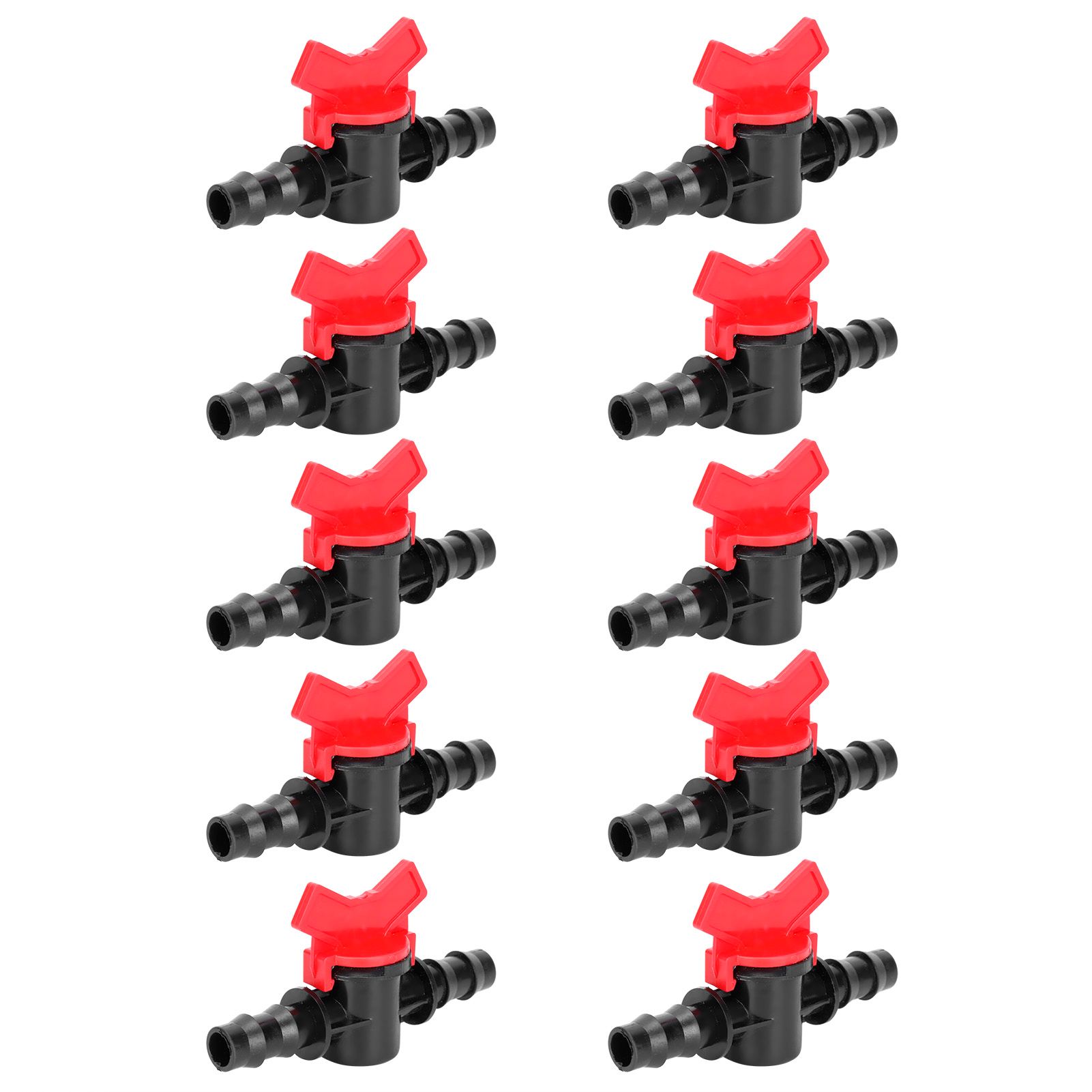 10PCS 1/2 Hose Irrigation Fittings Barbed in Line Valve Garden Irrigation Connector — image 4