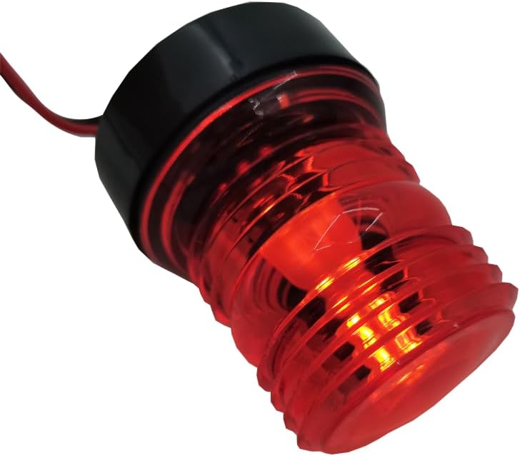 Boat Yacht Navigation Anchor Lights All Round 360° Red 12V LED Daylight Waterproof Signal — image 6