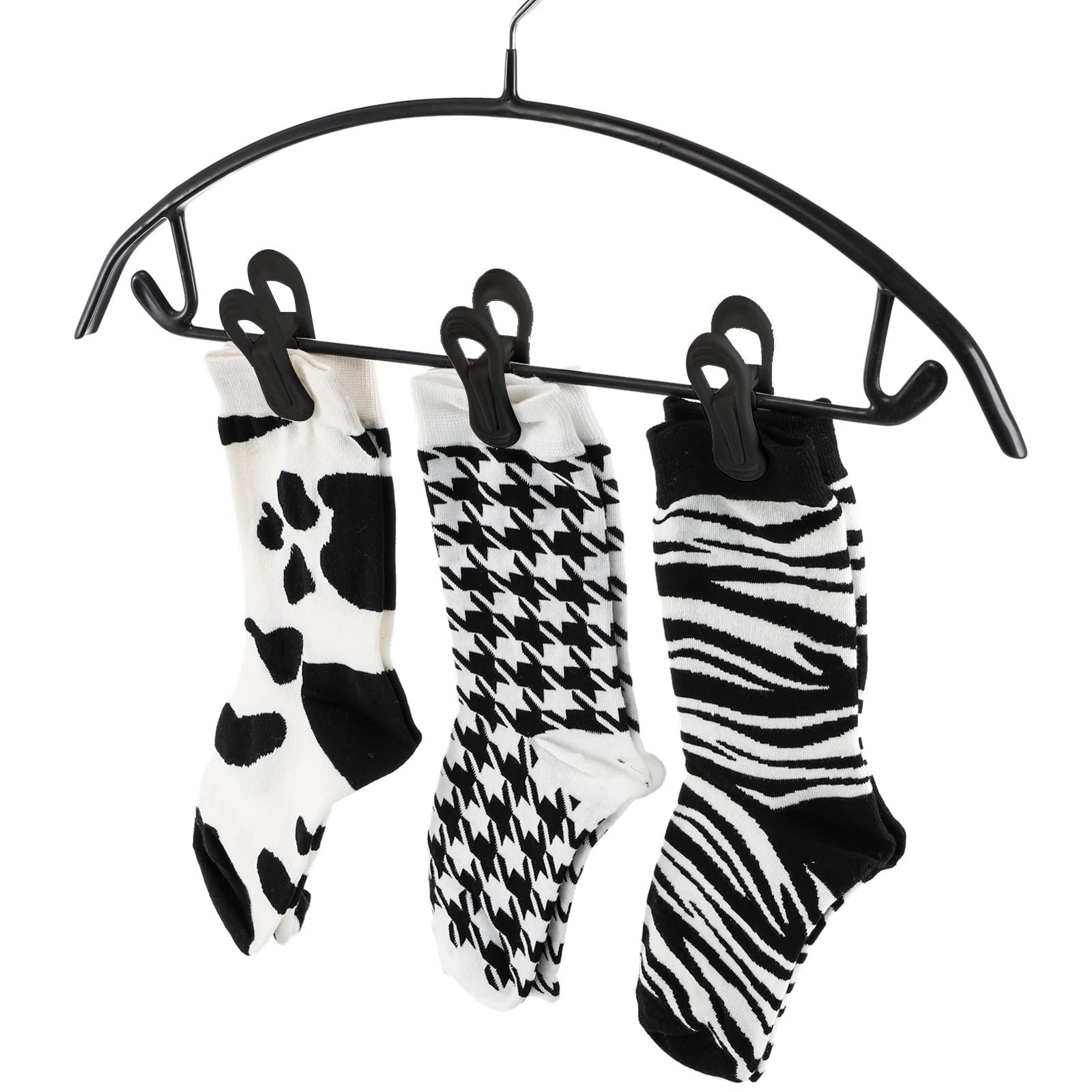 50 Pieces Hanger Clips for Hangers, Strong Pinch Easily Clip on Clothing Pants, Multi-Purpose Kids Plastic Finger Clips โ image 5