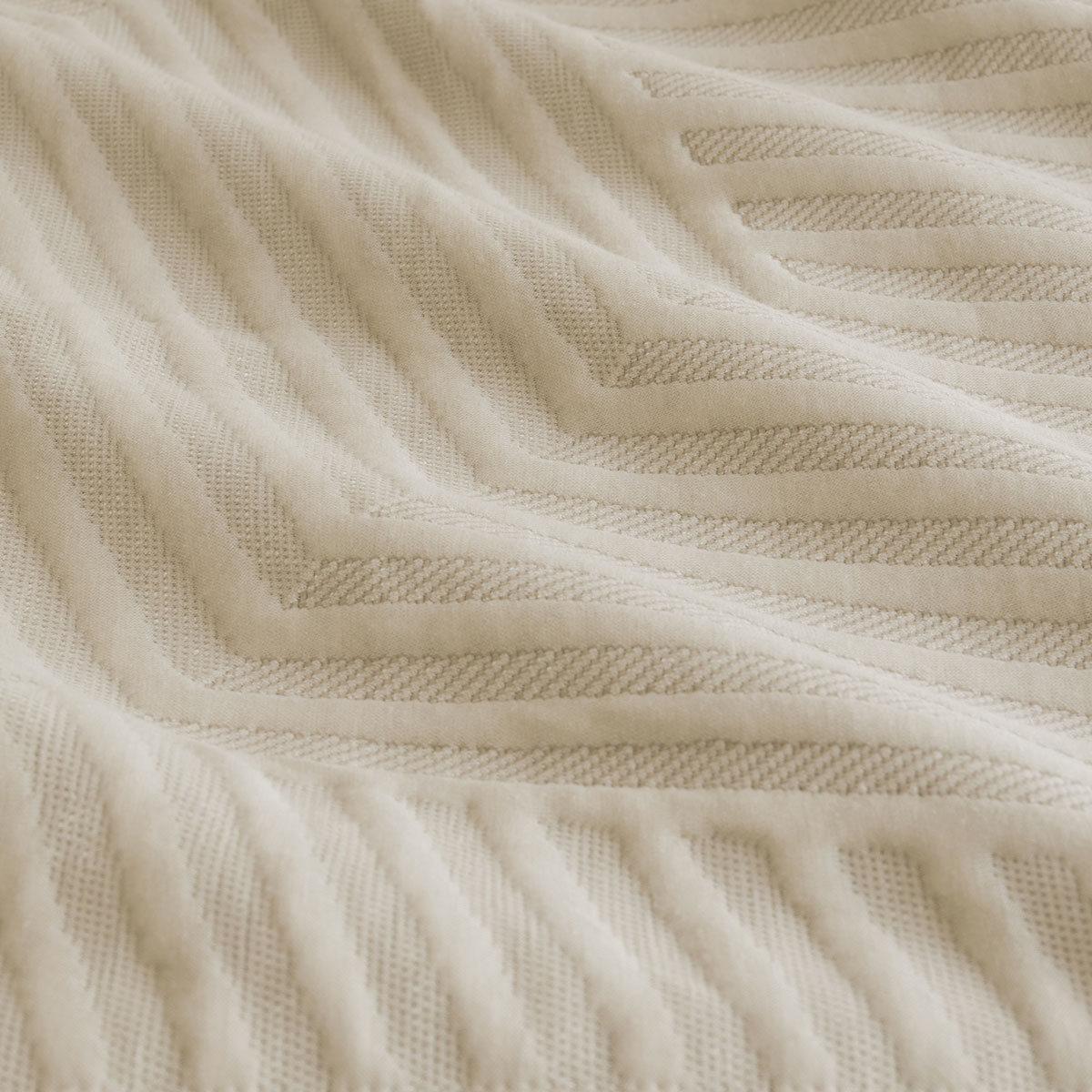 Ardor Alton Linen Jacquard Embossed Texture Geo Quilt Cover Set Queen — image 3