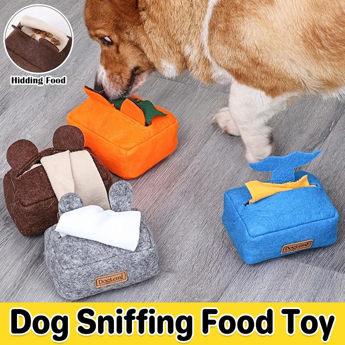Dog Sniff Training Toy Plush Scent Training Aid for Puppies Interactive Pet Toy - Grey — image 2