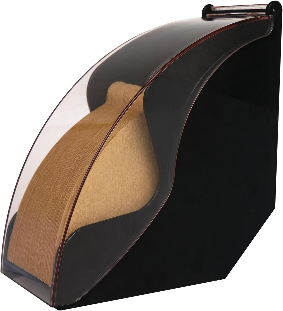 Coffee Filter Holder for Organizer and Coffee Station Accessories (Black)