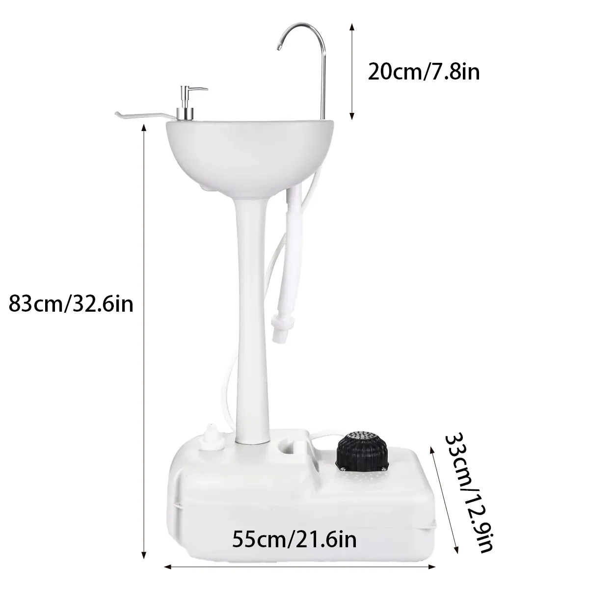 Mobile Portable Outdoor Washbasing for Camping Picnics RV Trips Yard Activities โ image 3