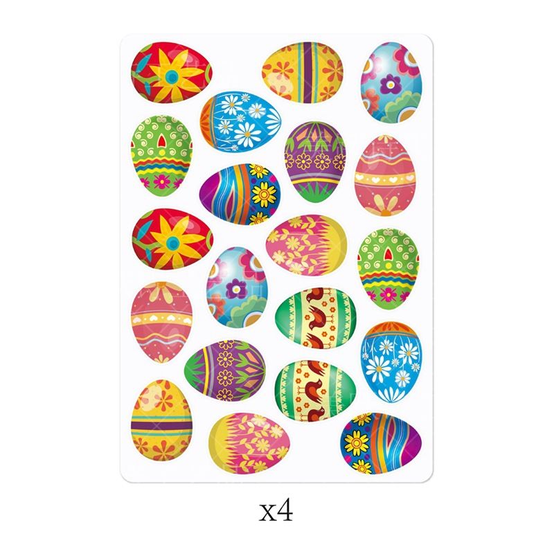 Easter Refrigerator Magnets Colorful Eggs Garage Magnets Magnetic Fridge Stickers for Spring Holiday Car Kitchen-4PCS โ image 5