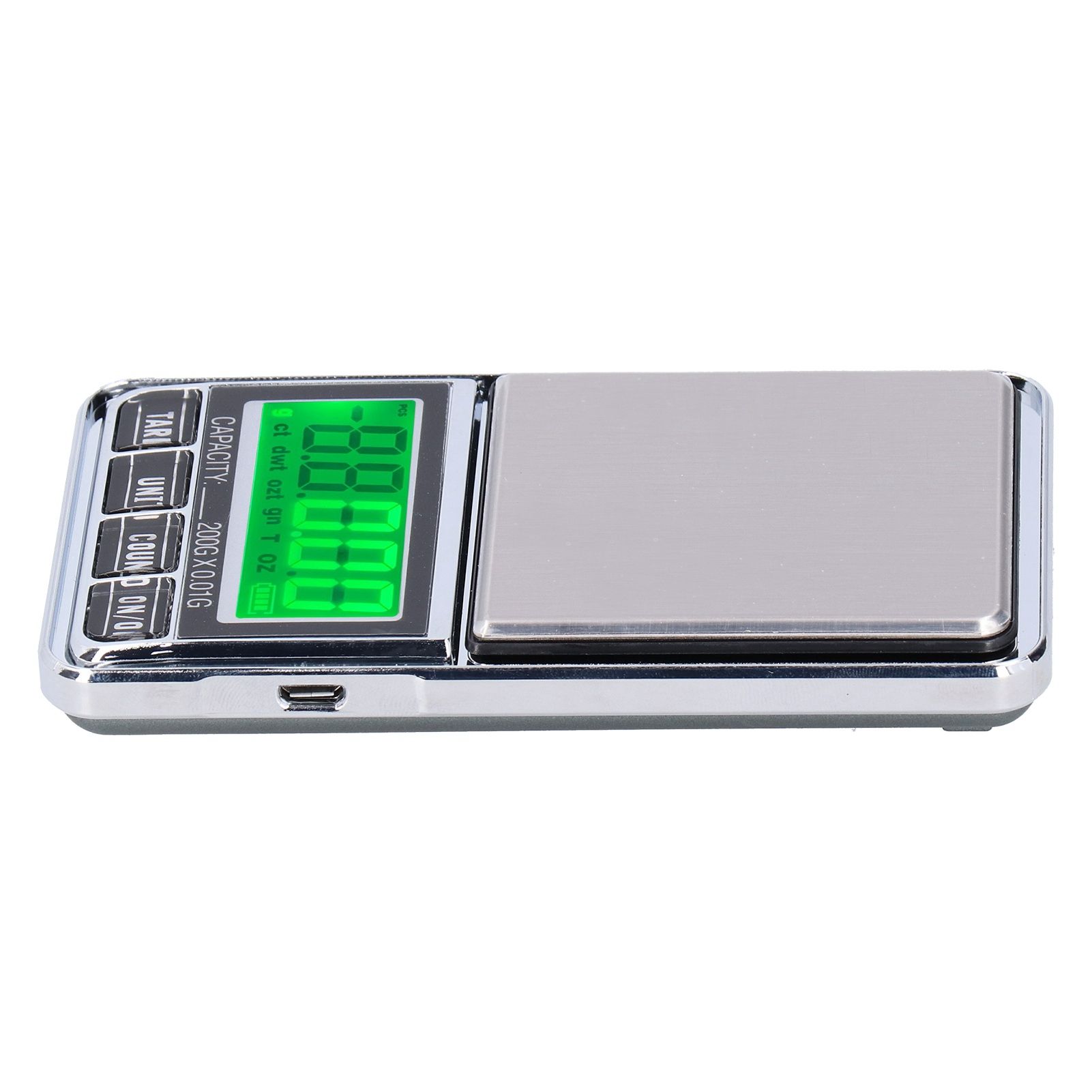 Electronic Jewelry Scale Pocket Digital Carat Scales with Green Backlight LCD Display0.01/200G โ image 4