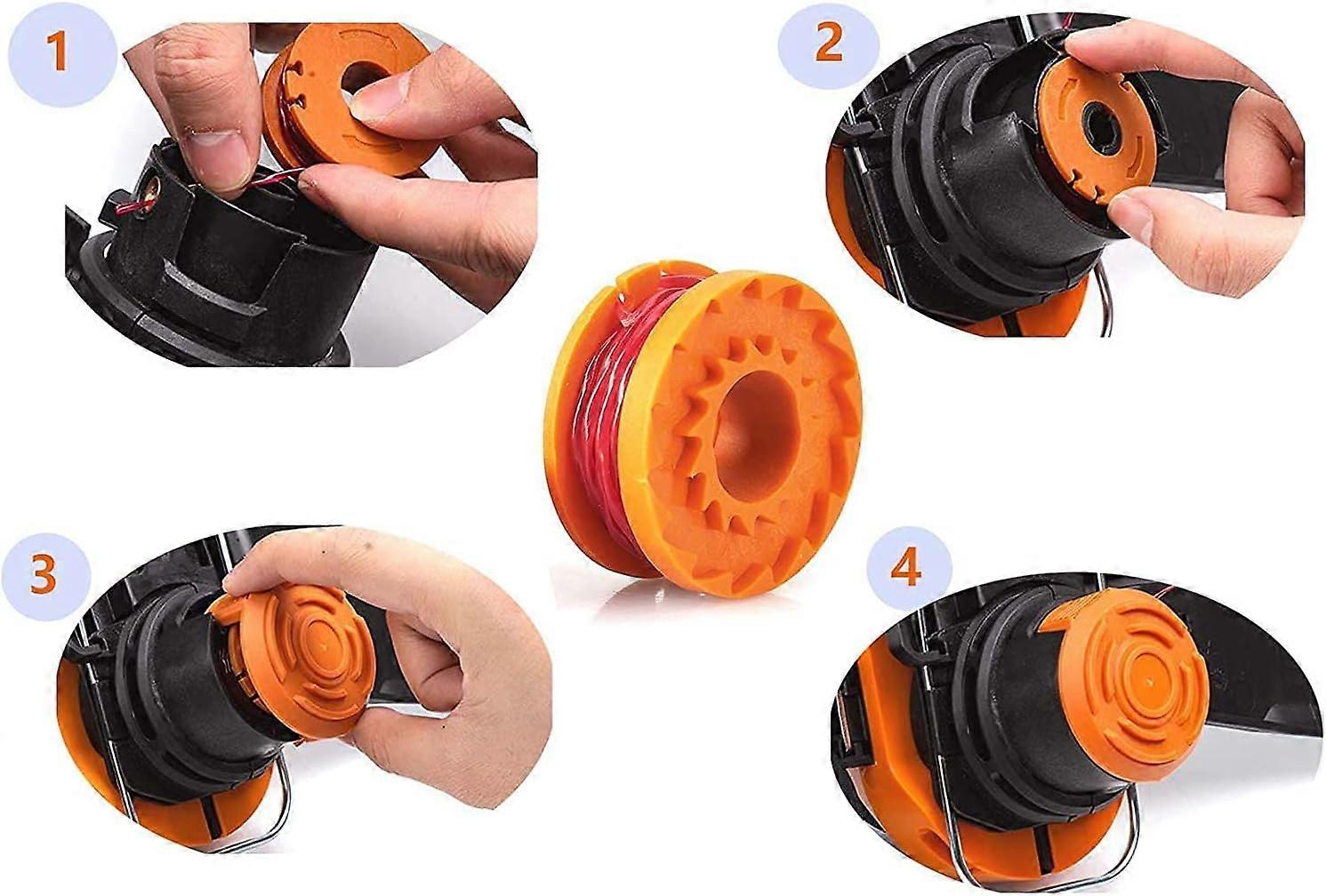 12-pack Trimmer Line for Worx 20V Trimmers, Durable Replacement Spool for Pool Cover and Edge Trimmers, Improved Cutting Speed โ image 5
