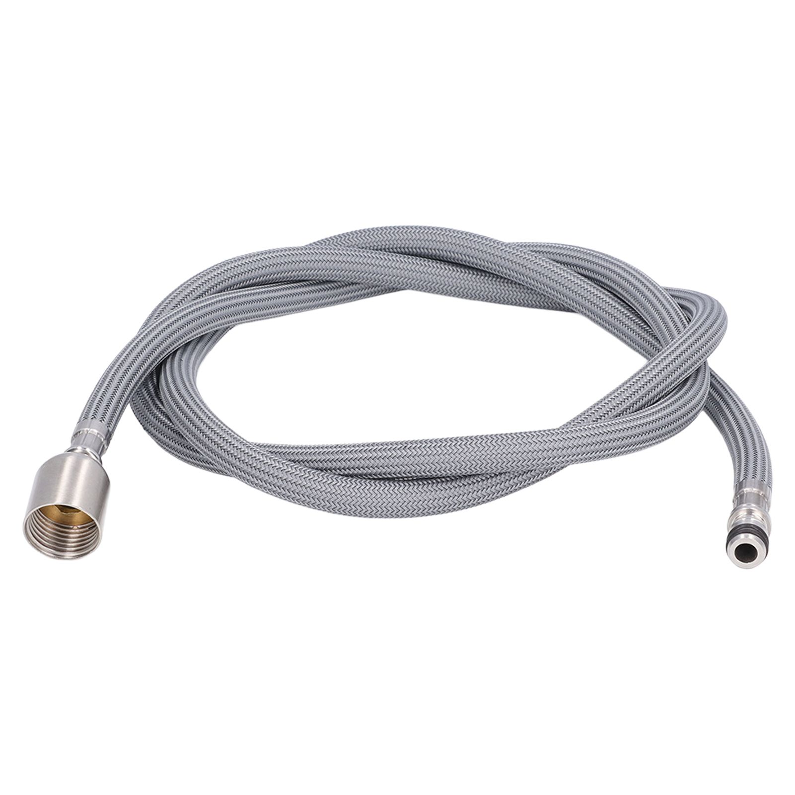G1/2 1.5m Pull Out Faucet Hose Nylon Braid PVC Flexible Faucet Hose Replacement for Kitchen Bathroom โ image 2