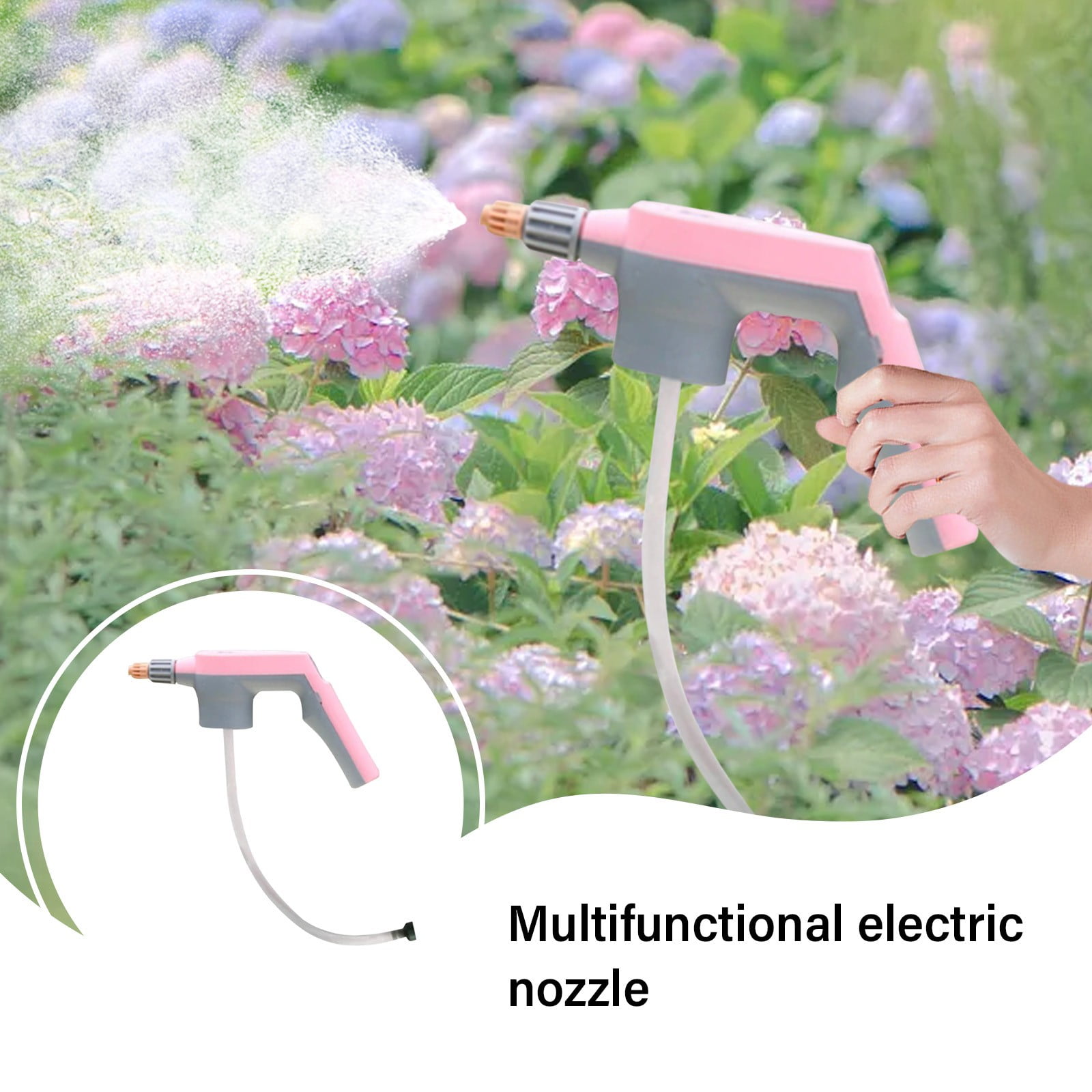 Foam Sprayer, High Pressure Sprayer Pump Spray Bottle Car Cleaning Sprayer for Car Washing, Window Cleaning, Courtyard Sweeping, Flower Watering, Home Electric โ image 4