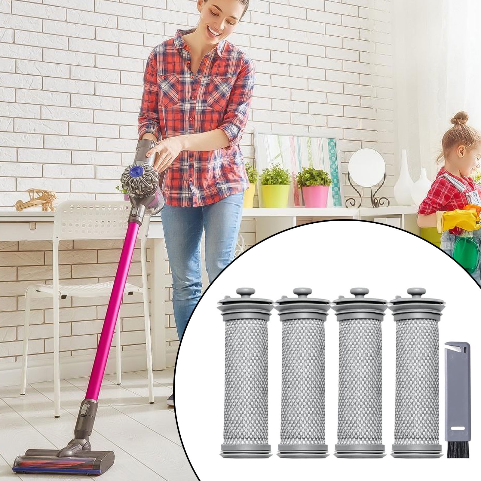 Replacement Sweeper Filter for A10 S12 Cordless Handheld Vacuum Cleaners Filter Spare Parts — image 4