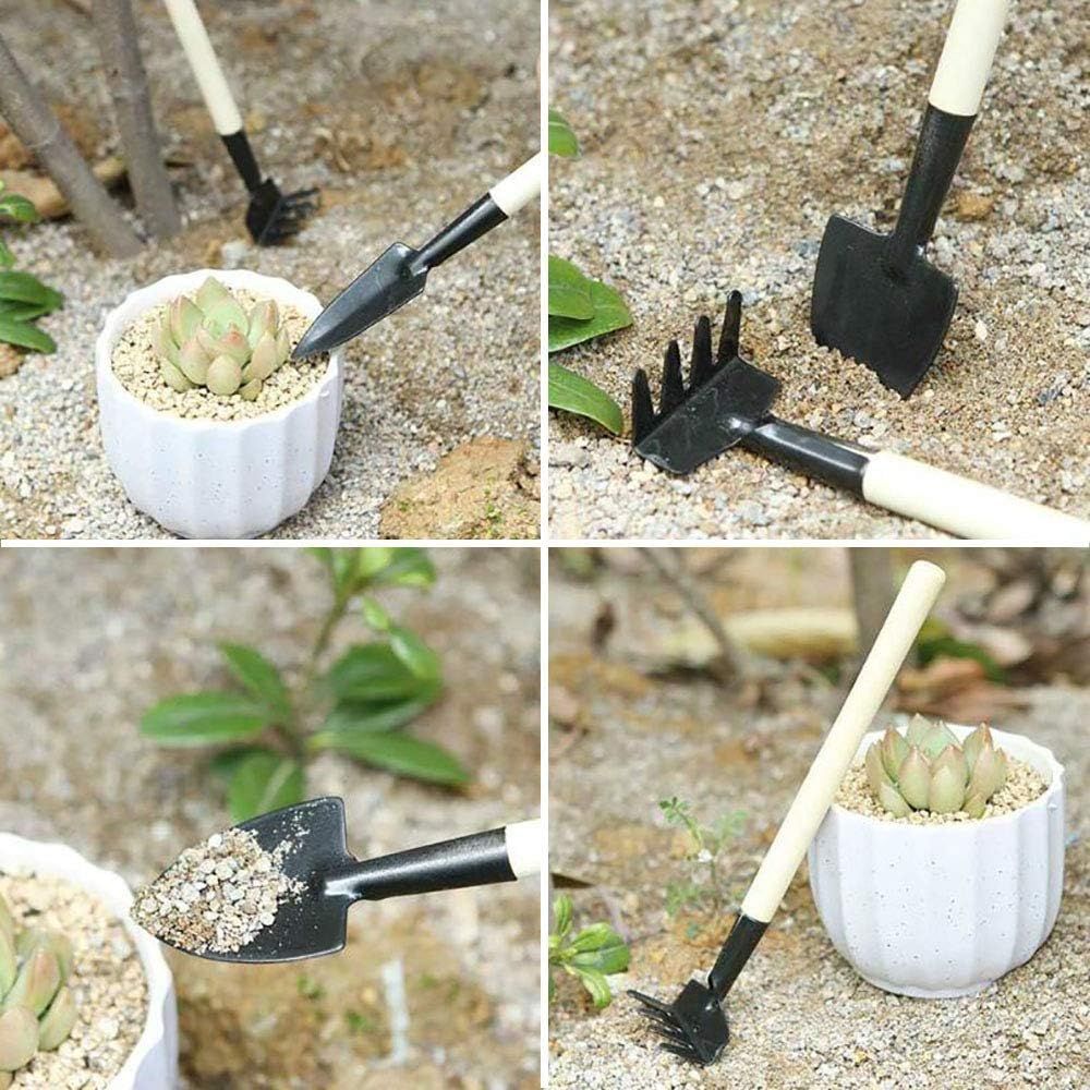 15 Pcs Succulent Plant Tools Set, Mini Garden Planting Watering Tool Kit for Succulent Miniature Gardening Plant Care — image 3
