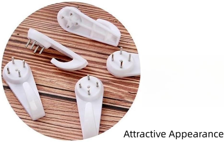 Concrete Wall Hooks,30pcs Invisible Nail Hangers, No Damage Wall Picture Hanger , Powerful Concrete Hard Wall Drywall Picture Hooks Non-Trace Hanging — image 4
