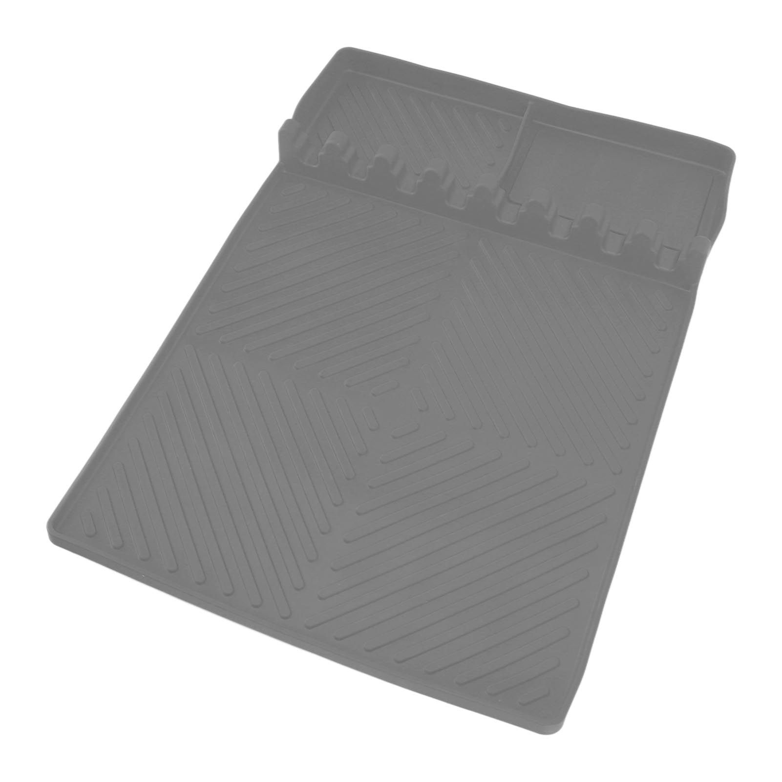 Grill Tools Mat Silicone 8 Slots 16x11.5in Anti Slip Heat Resistant Easy to Clean Griddle Accessories for Kitchen Cooking Grey โ image 5